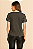 Blusa Feminina Mescla Bordada Nas Mangas Com Chaton Viscolycra - Imagem 3