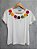 Blusa Feminina Off White Com Flores em Crochê Viscolycra - Imagem 7