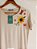 Blusa Feminina Bege Valsa Com Girassol em Crochê Viscolycra - Imagem 4