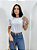 Blusa Feminina Algodão Branca Com Crochê - Imagem 3