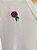 Blusa Feminina Branca Bordado Rosas Handmade Viscolycra - Imagem 6