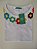 Blusa Feminina Algodão Branca Com Crochê Flores Coloridas - Imagem 2