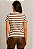 Blusa Feminina Maria Listra Bege Viscolycra - Imagem 5