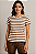 Blusa Feminina Maria Listra Bege Viscolycra - Imagem 4