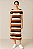 Vestido Listras Largas Midi - Imagem 1