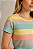 Blusa Feminina Listra Larga Candy Viscolycra - Imagem 1