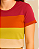 Blusa Feminina Listra Rosa Pink Viscolycra - Imagem 2