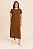 Vestido Ingrid Estilo Camiseta Longo Com Fendas - Imagem 3