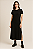 Vestido Ingrid Estilo Camiseta Longo Com Fendas - Imagem 1