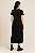 Vestido Ingrid Estilo Camiseta Longo Com Fendas - Imagem 2