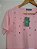 Blusa Feminina Algodão Rosa Com Pedraria - Imagem 2