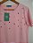 Blusa Feminina Algodão Rosa Com Pedraria - Imagem 3