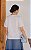 Blusa Feminina Algodão Off White Com Estampa em Silk - Imagem 3