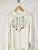 Blusa Tricot Modal Off White Bordada - Imagem 2