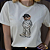 Blusa Feminina Algodão Off White Com Estampa Urso - Imagem 1
