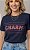 Blusa Feminina Algodão Azul Marinho Com Estampa Charm - Imagem 1