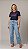 Blusa Feminina Algodão Azul Marinho Com Estampa Charm - Imagem 2