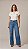 Blusa Feminina Off White Com Flores em Crochê Viscolycra - Imagem 2