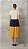 Vestido Midi Tricolor Com Saia de Babados - Imagem 3