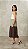 Vestido Midi Regata Tricolor Com Saia de Babados - Imagem 3