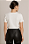 Blusa Feminina Off White Gola Bordada Viscolycra - Imagem 3