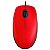 MOUSE USB M110 VERMELHO LOGITECH - Imagem 1