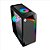 GABINETE GAMER HAYOM COM LED RGB  PRETO SEM FONTE GB1712 - Imagem 2