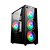 GABINETE GAMER COM LED RGB PRETO SEM FONTE HAYOM GB1709 - Imagem 3