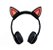 FONE GATINHO EXTRA BASS SE 6126 ROSA - Imagem 1