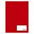 Caderno Brochura C/d 96 Folhas Costurado Vermelho Foroni - Imagem 1