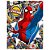 Caderno Linguagem Broch 48f Cd 143987 Spider Man Top Tilibra - Imagem 1