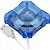 HUB  4 PORTAS (USB 2.0)(AZUL)(FORTREK)(HBU-401) - Imagem 1