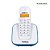 Telefone Sem Fio Intelbras Id Chamada Bina Display Luminoso Ts 3110 Branco E Azul - Imagem 1