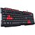 TECLADO USB GAMER DRAGON V2 PRETO/VERMELHO VINIK GT100 - Imagem 1