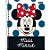 CADERNO CD UNV 10MAT MINNIE LIGHT 160F (TILIBRA) - Imagem 1