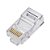 CONECTOR RJ45 MACHO CAT.5E 8X8 PCT C/100 UN CHIP SCE - Imagem 1