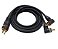 CABO RCA X RCA MACHO  2 X 2  1,5M  4MM  PRETO KX3  RCA1/5M - Imagem 3