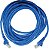 CABO PATCH CORD CAT.5E   5,0M  AZUL  SECCON - Imagem 1