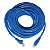 CABO PATCH CORD  CAT.5E  10,0M  AZUL  SECCON - Imagem 1