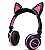 FONE EXBOM GATINHO HF-C22 ROSA/PRETO - Imagem 1