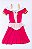 Vestido Infantil Princesa Rosa - Imagem 3