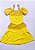 Vestido Infantil Princesa Amarelo - Imagem 4