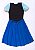 Vestido Infantil Princesa Com Capa - Imagem 4