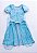 Vestido Infantil Princesa Azul - Imagem 4