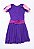 Vestido Infantil Princesa Roxo - Imagem 4