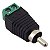Conector RCA Macho com Borne para Sistema de Segurança (CFTV) - Imagem 1