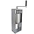Masseira de Churros Inox Fuso Capacidade 1,5 Kg de Massa com 3 Estrelinhas - Imagem 2