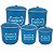 Conjunto Porta Mantimentos com 5 Peças (Kit Mantimentos) - Azul - Imagem 1