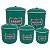 Conjunto Porta Mantimentos com 5 Peças (Kit Mantimentos) - Verde - Imagem 1