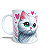 Caneca Cerâmica Personalizada Gato / Gatinho Branco - Modelo 785266 - Imagem 2